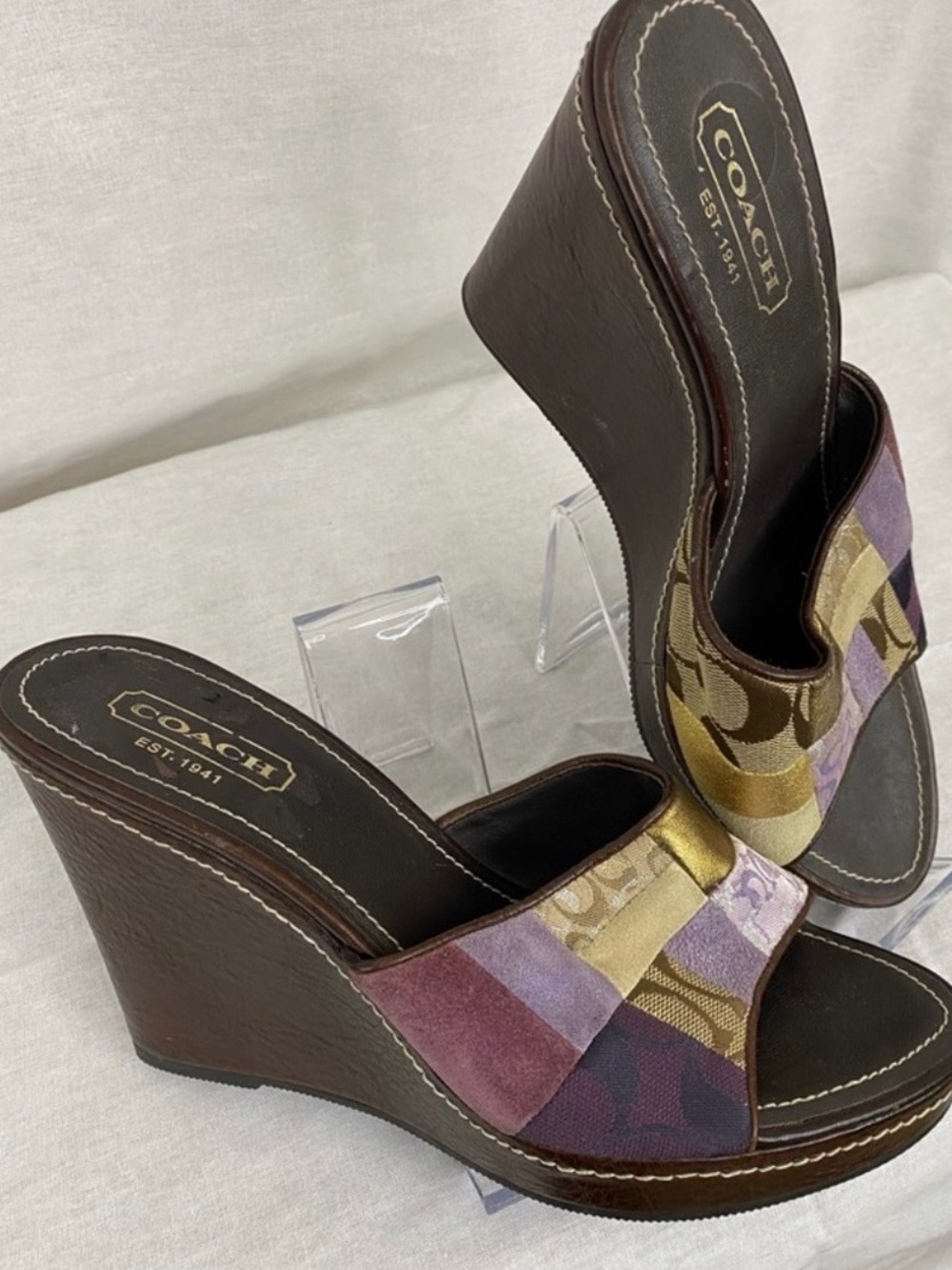 Coach Wedge Platform 9.5